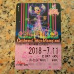 スタートを記念して登場！ディズニーリゾートライン「Celebrate! Tokyo Disneyland」デザインフリーきっぷ
