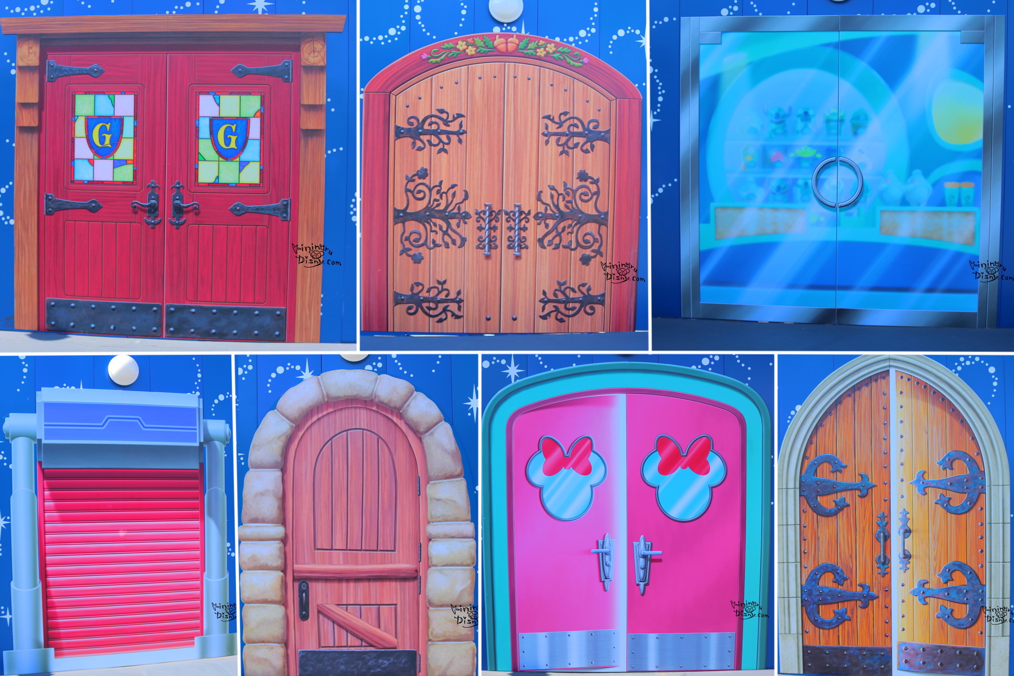 ディズニー ワクワクするよな扉が出現 新エリアの施設をイメージした扉が工事の壁に 気になるディズニーブログ
